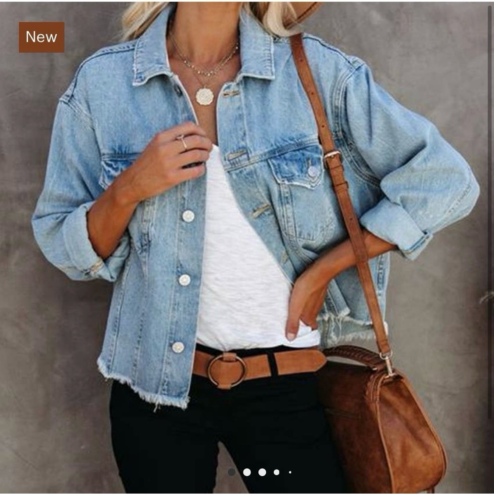 NWT women’s denim jacket